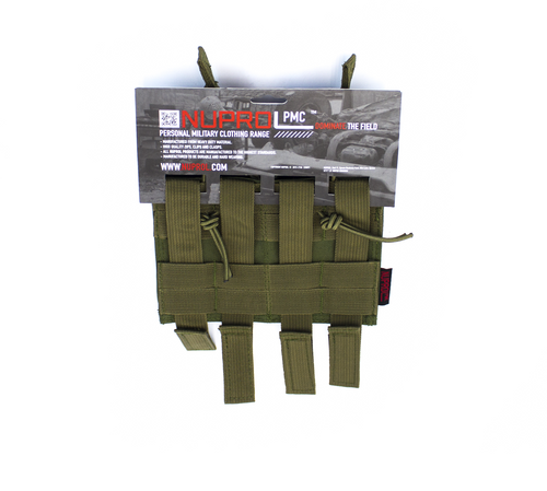 NUPROL PMC G36 DOUBLE OPEN MAG POUCH - GREEN