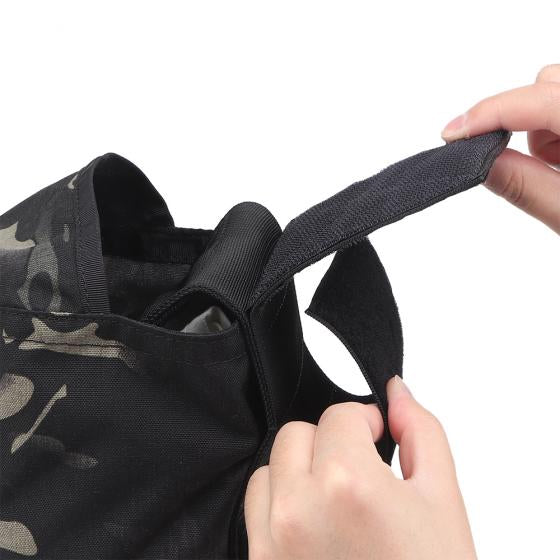 NUPROL MOLLE STORAGE BAG - BLACK CAMO