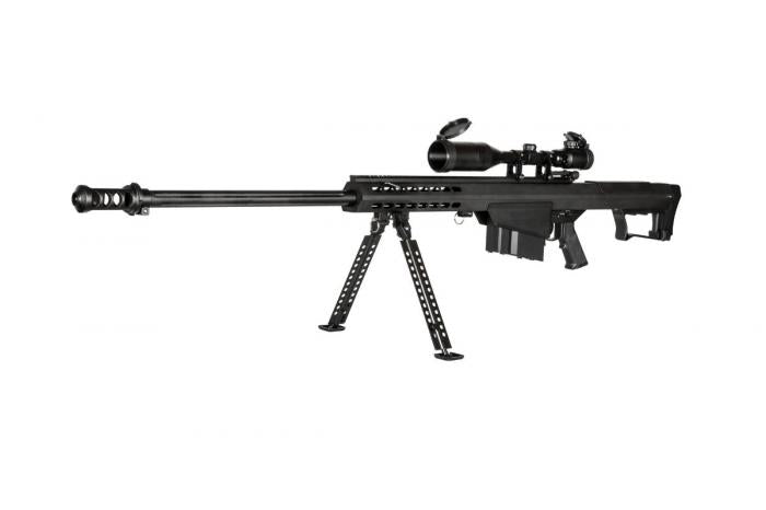 SNOW WOLF BARRET M107 + 3-9X50 (SPRING) - BLACK