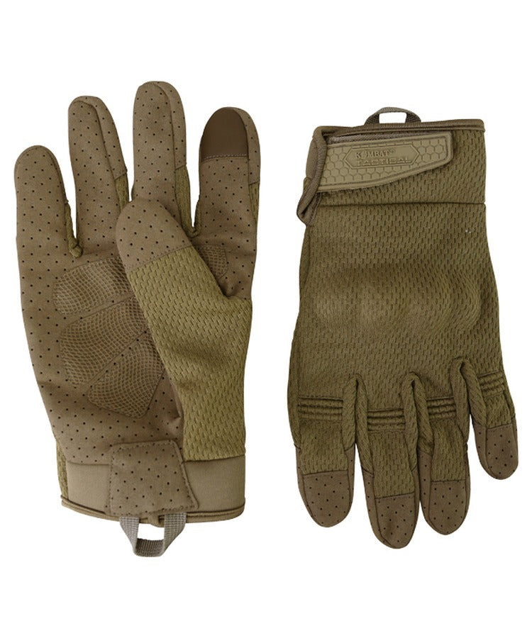 Kombat Uk Recon Gloves  ( Tan / Coyote )