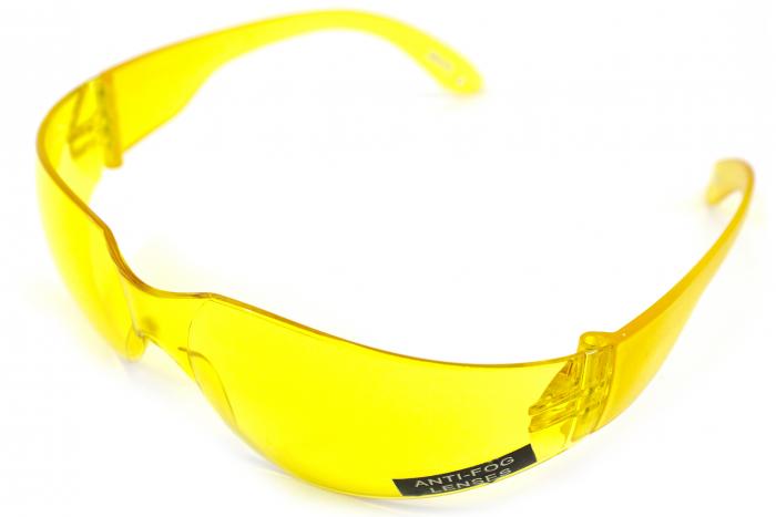 NUPROL PROTECTIVE AIRSOFT GLASSES - YELLOW LENSE