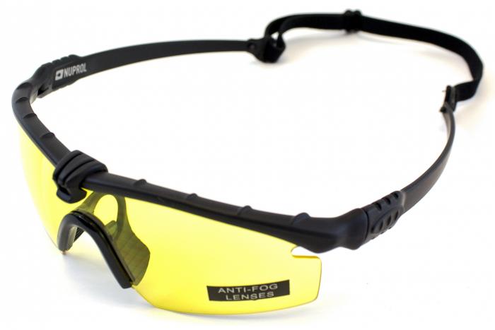 NUPROL BATTLE PRO'S - BLACK FRAME / YELLOW LENSE