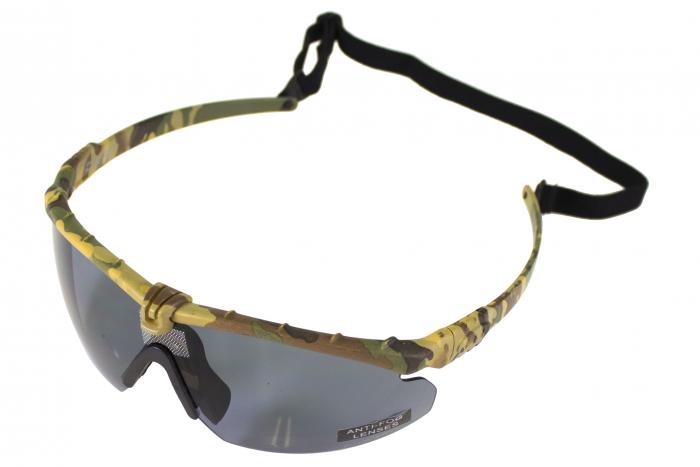 NUPROL BATTLE PRO'S - CAMO FRAME / SMOKED LENSE W/INSERT