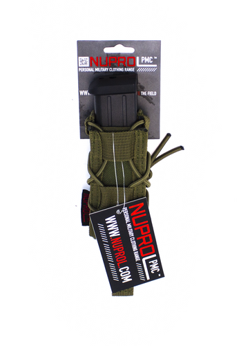 NUPROL PMC PISTOL OPEN TOP POUCH - GREEN