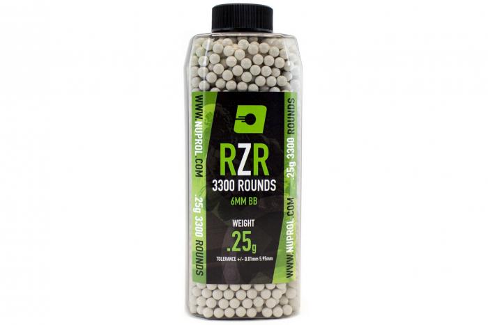 NUPROL RZR0.25g PRECISION BB’s 3300 rounds