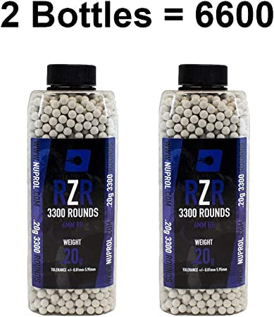 Nuprol RZR 0.20g precision BB’s 6600 rounds